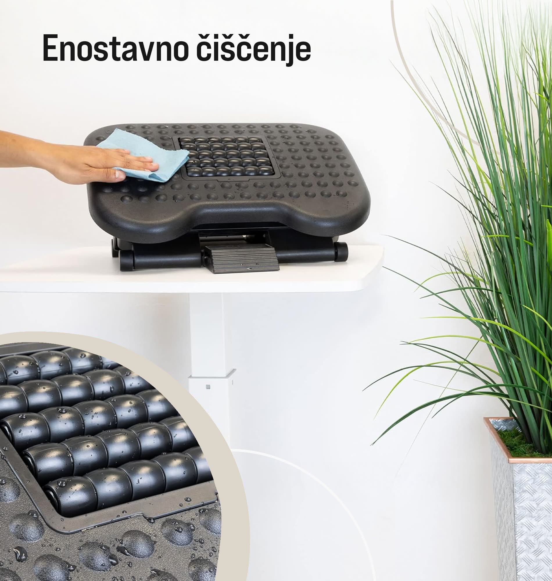 Ergonomska opora za noge Comfora