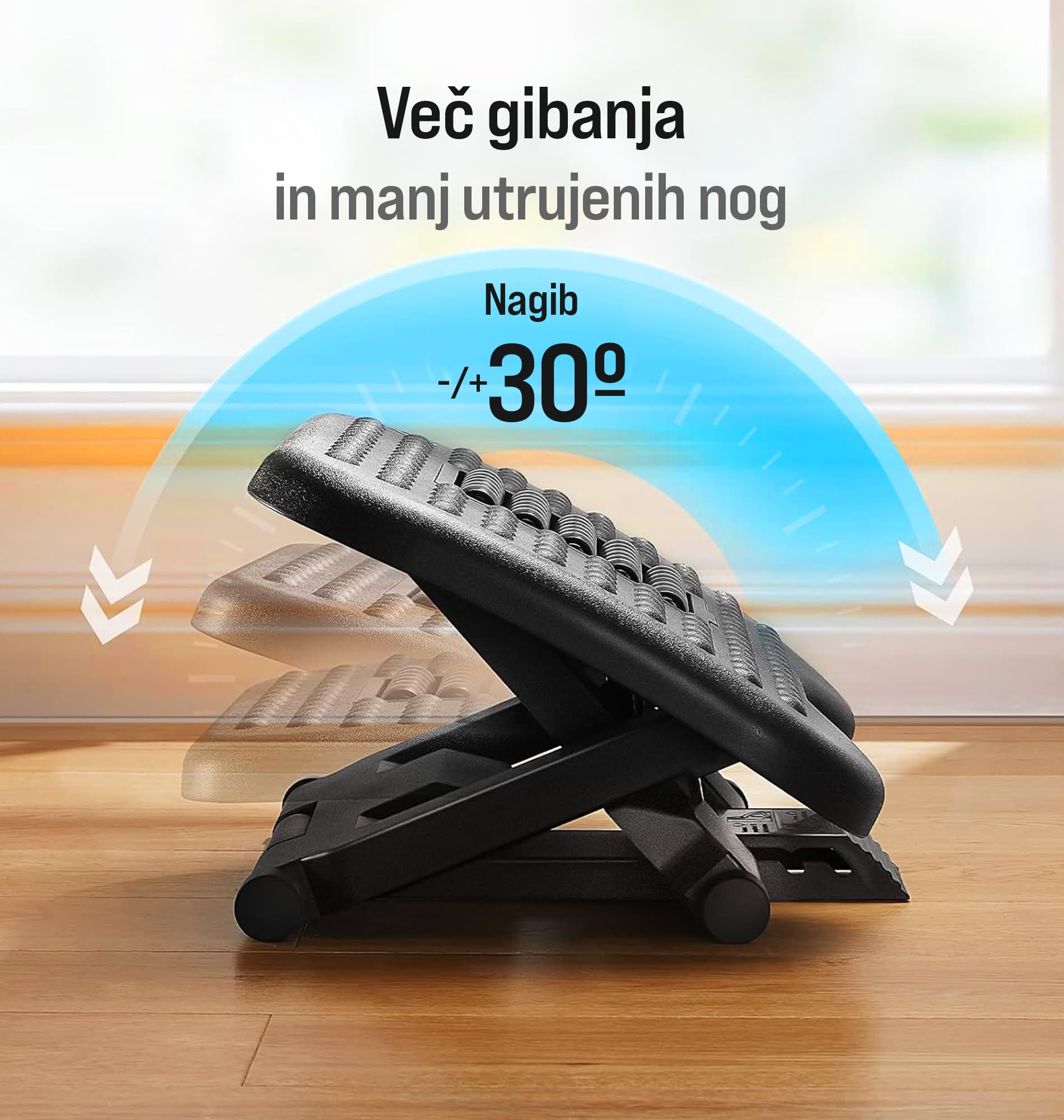 Ergonomska opora za noge Comfora