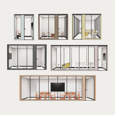 CoreRoom, osnovne velikosti modularne sobe