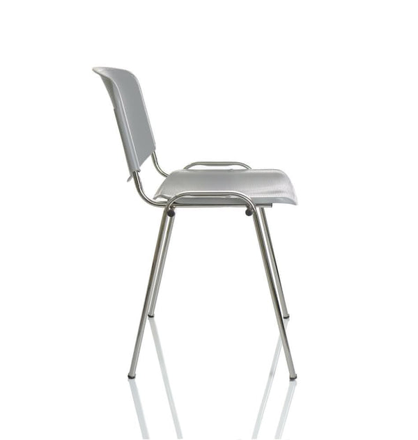 Visy upholstered gray chair